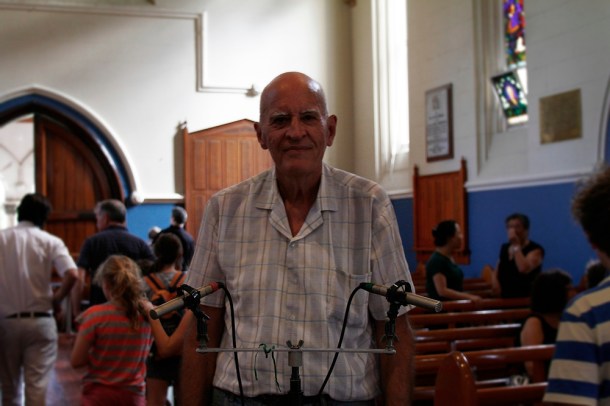 Graham Badcock and his Schoeps mics