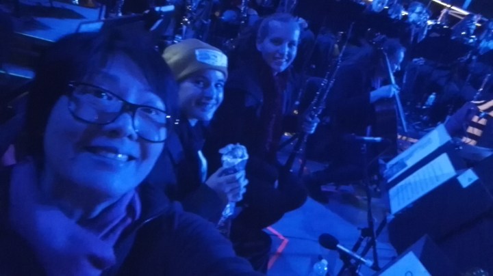 With Kath and Brooke. I'll never get the hang of selfies. 