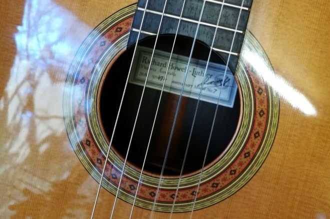 Richard Howell, luthier, handmade classical guitar