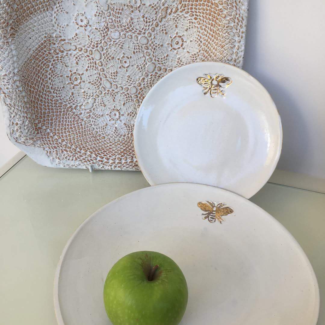Putney School Of Art and Design ceramics handmade goldenbees bees