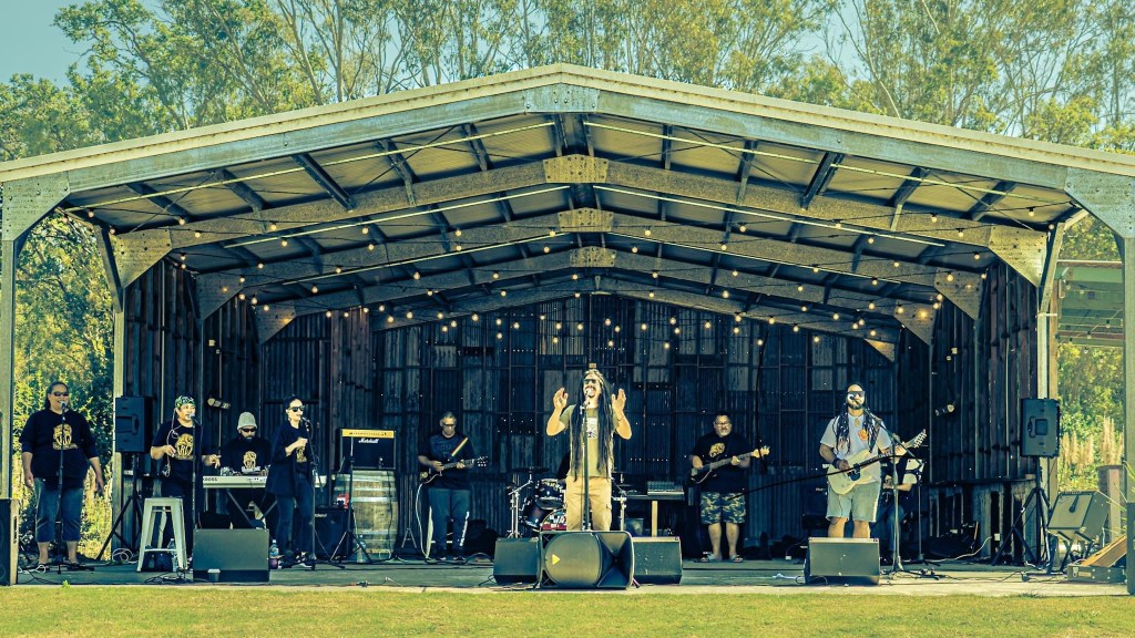 Roaring Lion on stage at Kooralbyn photo by Filip Krygsman