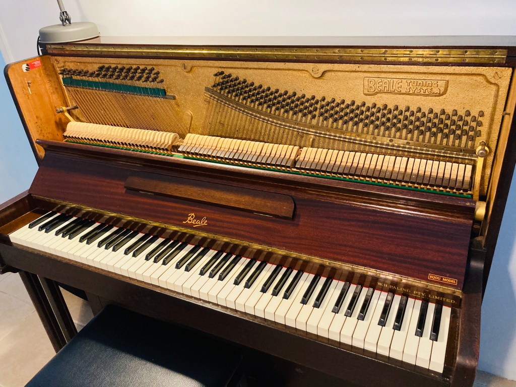 Piano Man. Taking the panel off my Beale —&nbsp;video